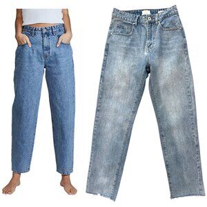 Cotton On '91 Mom Jeans | High Rise Blue Denim | Size 2